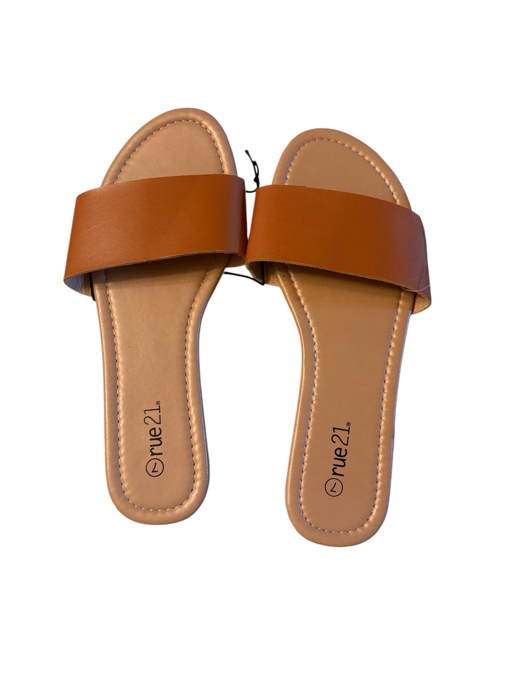 Rue21 Brown Slide Sandals with Wide Strap